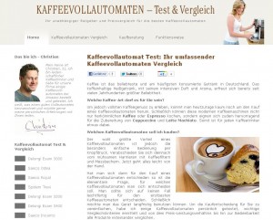 Informationen über Kaffeevollautomaten auf kaffeevollautomat-test.net